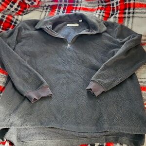 Mens 3/4 zip fleece